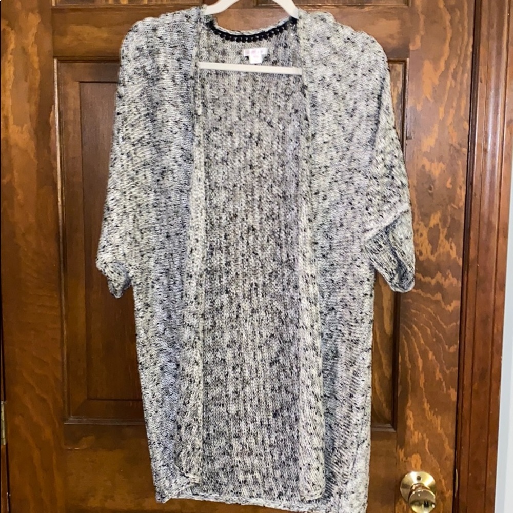 LXhilaration- sparkly short sleeved cardiga…